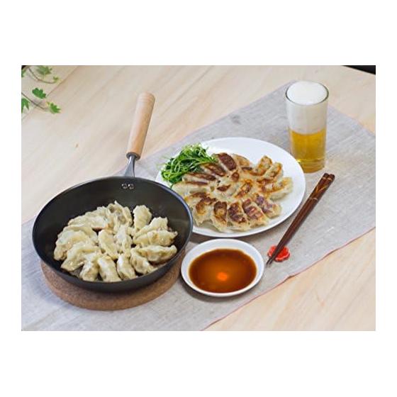 Sugiyama Metal Frying Pan, 23 m, IH/Gas Fire Compatible, Iron, Made in Japan, Craftsmanship, Nano Embossed, Iron but Light, Oil Absorbs Well, KS-3042