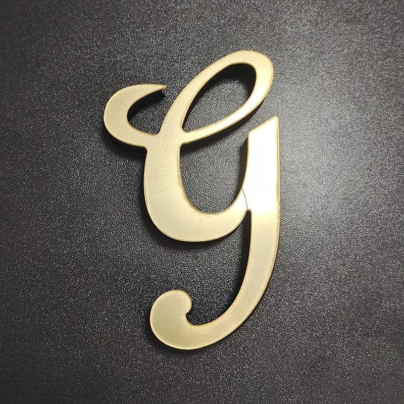 10cm/3.93in Fashionable Italicized English Letter Wall Stickers Modern Home Background Wall Decoration Stickers Creative DIY Wal