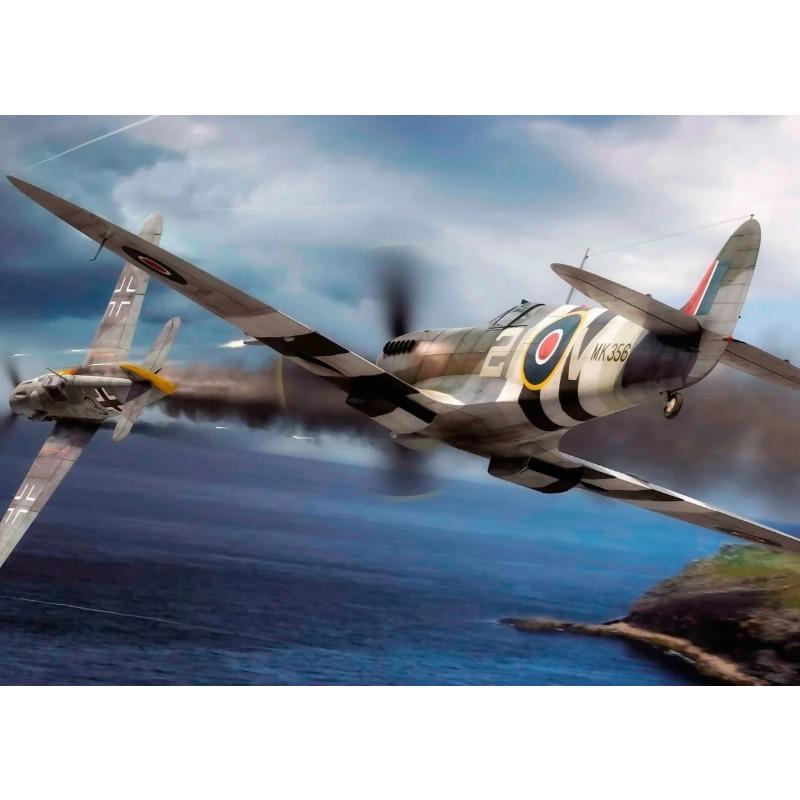 Weltkrieg Hawker Hurricane Flugzeug Poster Drucke Leinwand Malerei Spitfire Formation Wandkunst Bilder für Wohnzimmer Dekor