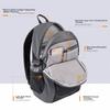 Mixi Lightweight Casual Sports Backpack for Women, Large Capacity Travel Backpack for Men, 14-Inch Laptop Bag for Men, Black And Gray, 1805
