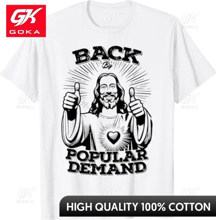 

Back By Popular DeUnisexd Jesus Graphic T Shirts Unisexs Clothing New in Tops Tees Cotton Women Funny Summer Tshrits S