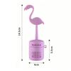 1pc Flamingo-shaped Silicone Tea Maker, Tea Strainer, Coffee Filter, Multi-functional Coffee Spice Filter