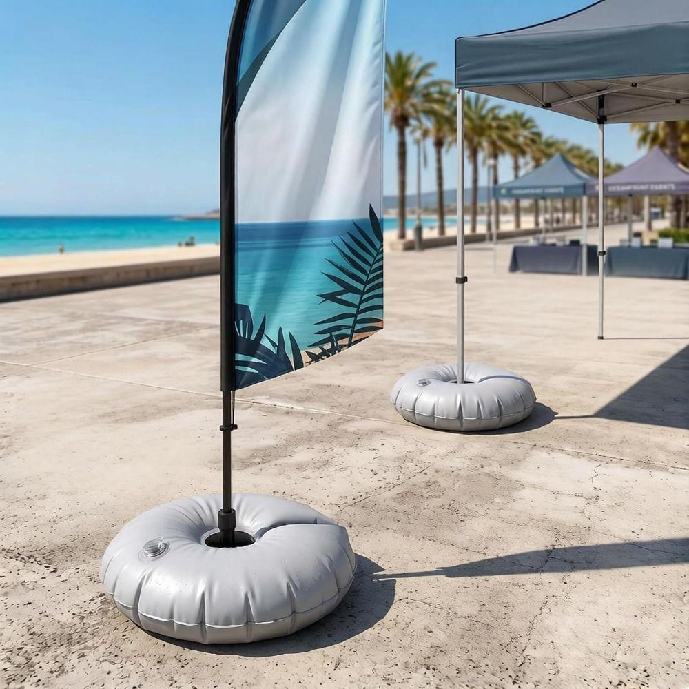 U-Shaped Umbrella Base Water Bag Foldable Weighted Water Base Patio Furniture