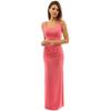 Summer Sleeveless Slim Fit Pleated Maxi Dress for Women