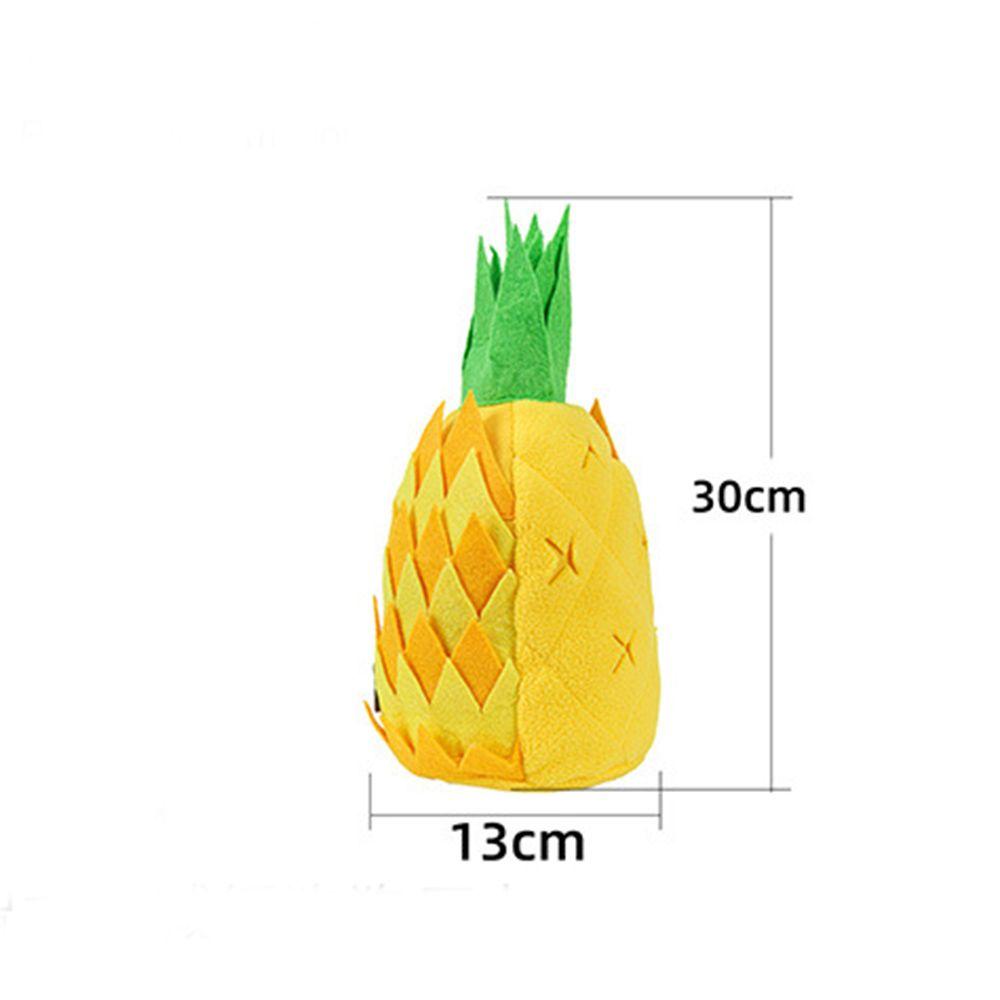 squeaky pineapple dog toy
