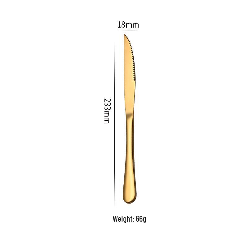 Stainless Steel Cutlery Set: Knife, Fork, Spoon, Steak Knife, Dinner Fork, Coffee Spoon, Ice Spoon, Cake Spatula for Restaurants and Hotels