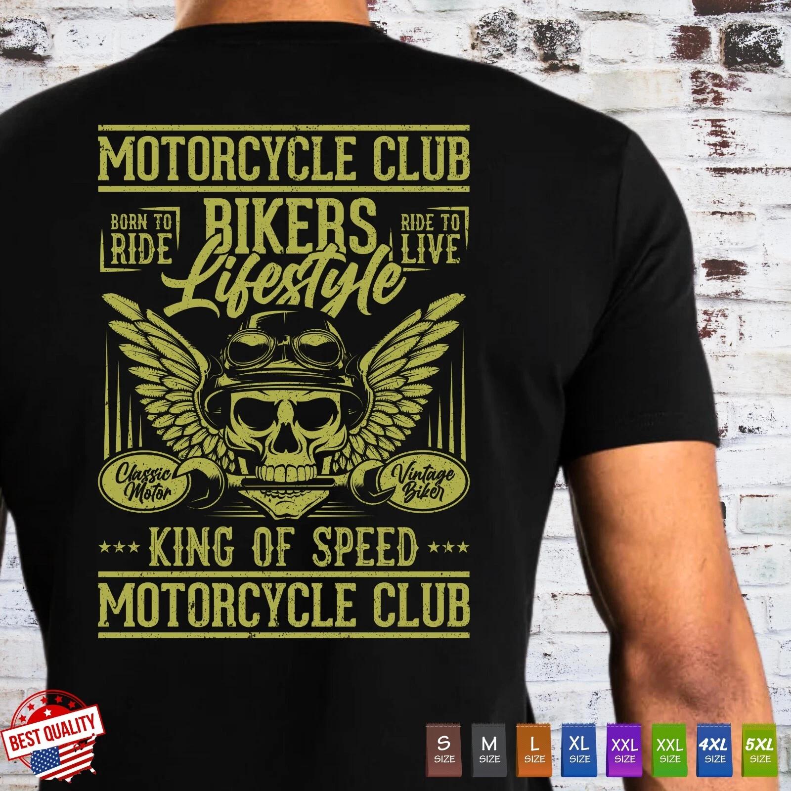 

Racing Motorcycles Run Tee Shirt Skull Racer Speedway Passionate About the Road XL