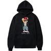Marke Lustiger Bär Cartoon Aufdruck Kinder Kapuzenpullover Herbst Winter Kinder Junge Mädchen Mode Kleidung Pullover Street Sport Sweatshirts