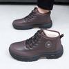 Shoes winter velvet warm comfortable snow boots non-slip wear-resistant casual fashion thick-soled dad cotton shoes