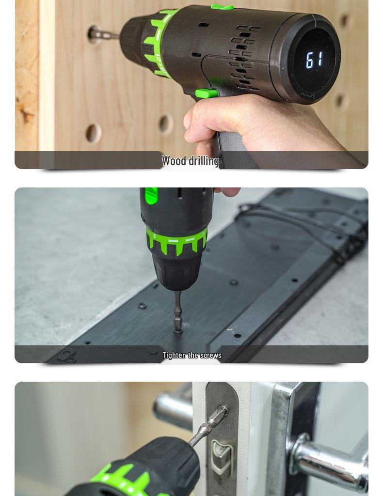 Compact USB-Rechargeable 12V Pocket Drill & Multifunctional Electric Screwdriver