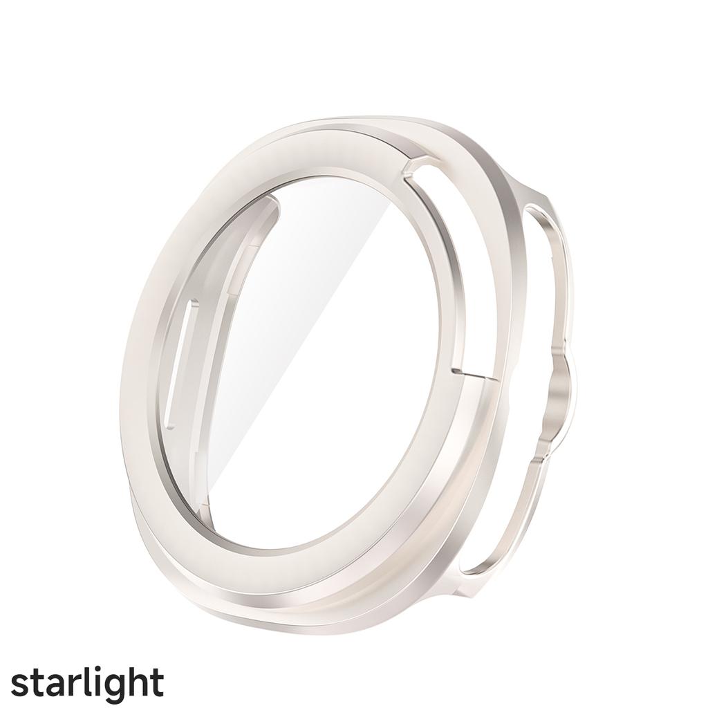 Glass+Case For Samsung Galaxy Watch 8 Classic Screen Protector Slim Shockproof Cover for Samsung Watch 8 46mm Tempered Bumper Case