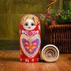 10pcs Handmade Matryoshka Stacking Nested Dolls Chinese Stye Kids’ Room Decor