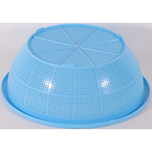 Ikeda Plastic Sales DX Round Strainer, Size 1, Blue, Polypropylene, Made in Japan, AZL03001