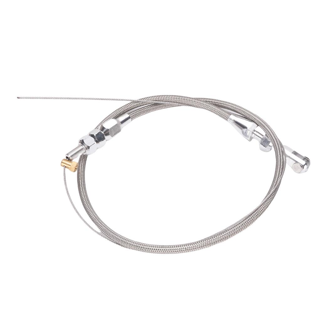 Throttle Cable Stainless Steel Adjustable High Strength Rustproof Universal Fit for Most Accelerator Pedals
