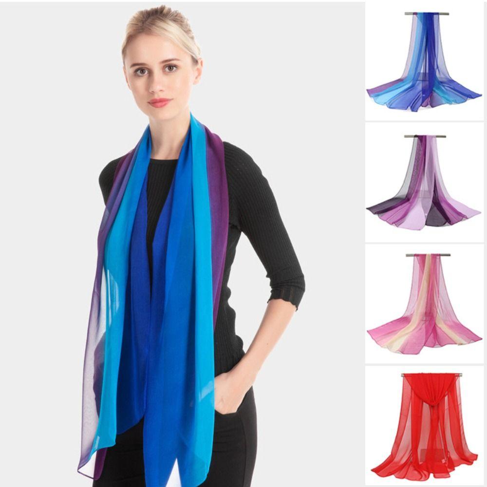 50*160CM Simulation Silk Scarf Silky Touch Shawl Hijab Fashion Neck Scarf for Women