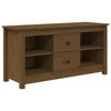 VidaXL Meuble TV Marron miel 103x36,5x52 cm Bois de pin massif 814572