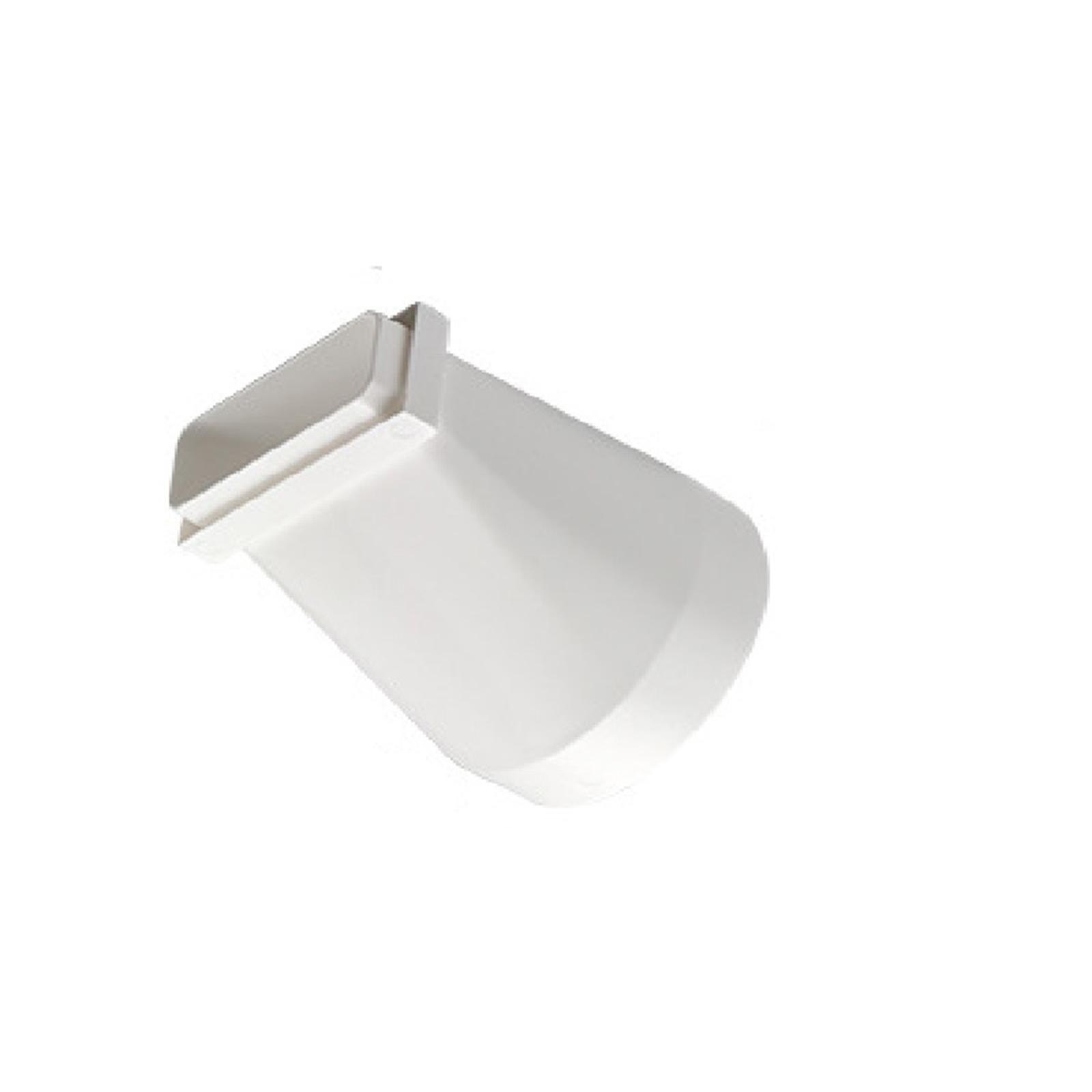 

Плоский пластиковый адаптер для воздуховодов к круглому Адаптер для шланга вентиляции сушилки-трансформатора Конвертер вентиляционного канала Простой в использовании