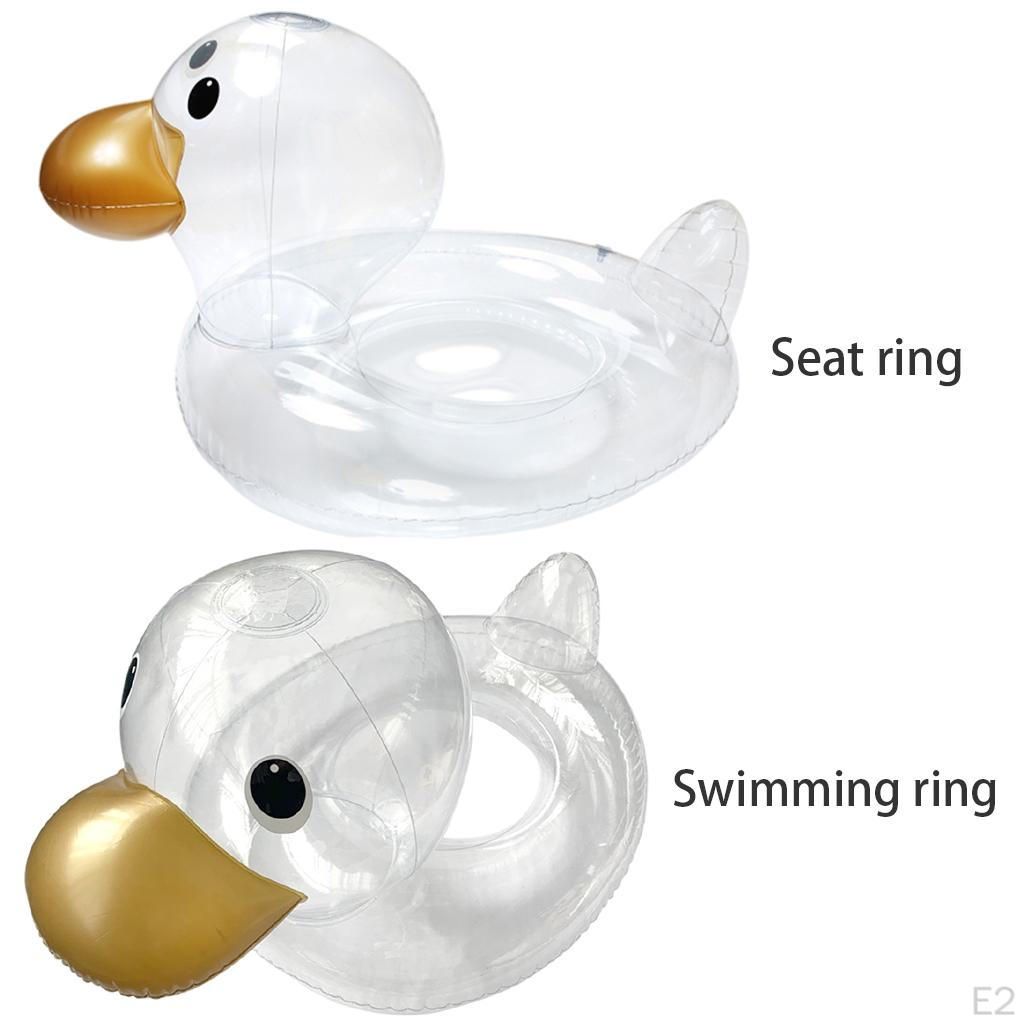 Kids Inflatable Swimming Pool Boat Trainer Seat Toys with Adjustable forToddler
