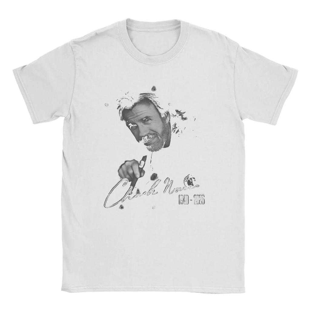 T-shirt Hommage à Chuck Norris Été 100% Coton T-shirts Pour Hommes T-shirt Imprimé Manches Courtes Y2K T-shirts Drôles