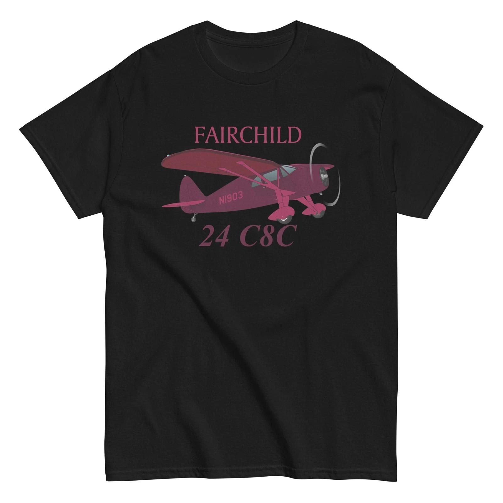 Flyboy Toys Fairchild 24 Airplane T-shirt- Personalized XL