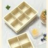 Square Silicone Ice Cube Mold with Lid - Reusable Kitchen Tool for Easy Ice Cubes Storage Dessert Making Mixer Whiskey Kitchen
