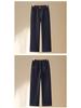 2025 New Style Velvet-Lined Winter Jeans for Middle-Aged & Elderly Women - High-Waisted, Slimming, Straight & Wide Leg.