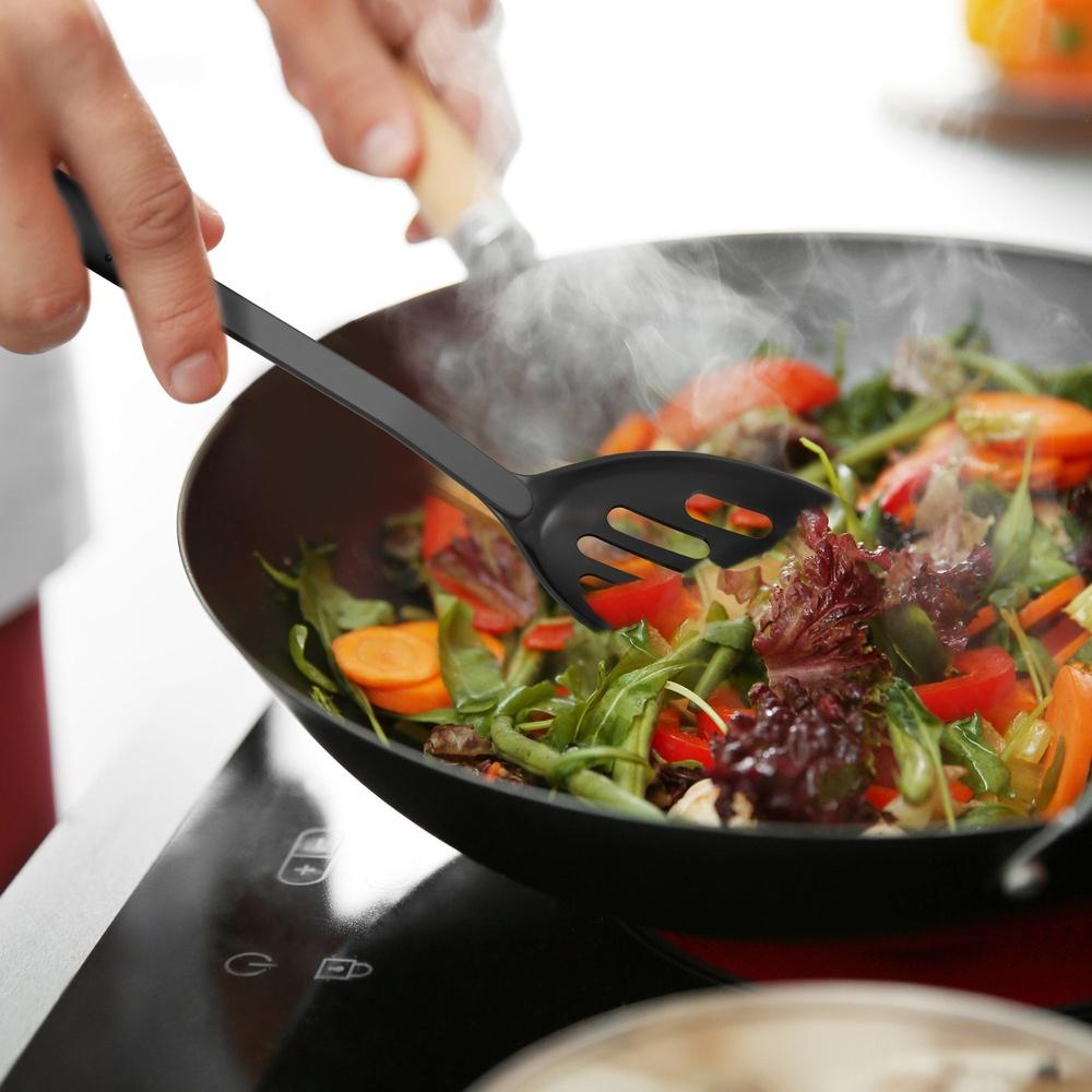 

6-Piece Heat Resistant Kitchen Utensils Set Nonstick Safe Cooking Tools Easy Clean Dishwasher Safe Storage Solutions United States