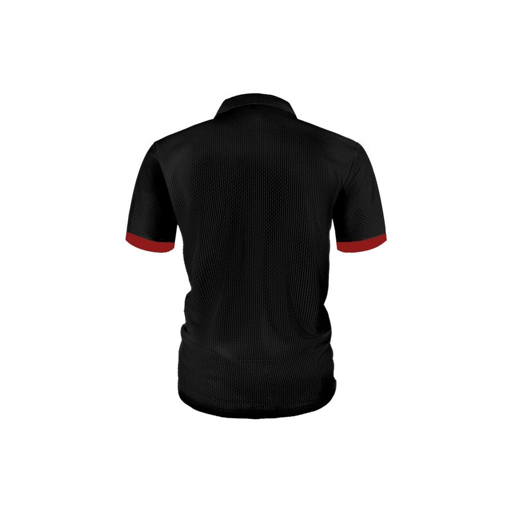 Men's Color Block Shirt Collar Short Sleeve T-shirts, Summer Casual Tops