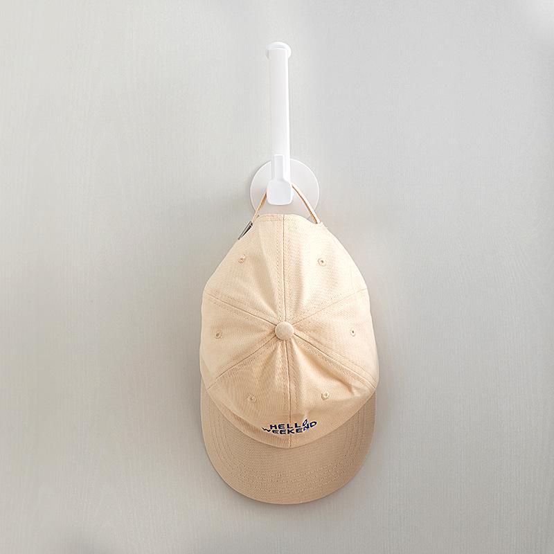 Wall-Mounted No-Drill Hat Organizer - Hanging Baseball Cap Rack for Home, Wardrobe, or Door Back.