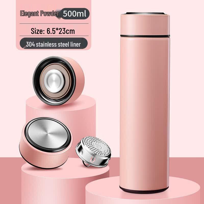 Qiwei Smart Bluetooth 316 Stainless Steel Tea Separation Thermal Bottle, 500ml