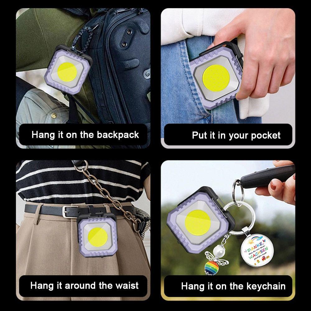 Strong Magnetic Adsorption Camping Lamp Adjustable Bracket Outdoor Work Light Floodlight  Emergency