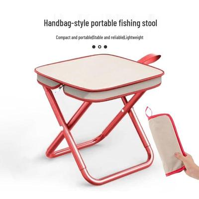 Portable Ultra-light Folding Camping Stool with Handbag - Perfect for Fishing and Picnics