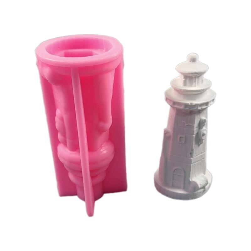 

Силиконовые формы для скульптур маяков, гипсовые силиконовые формы, силиконовые формы из эпоксидной смолы для домашнего декора, художественного ремесла