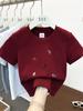 Kids Summer Cotton Cartoon T Shirt Loose Round Neck Short Sleeve Casual Top For Boys And Girls
