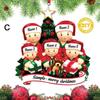 Christmas Pendant DIY Personal Family Christmas Decorations For Home 2D Acrylic Christmas Tree Hanging Ornament New Year 2026