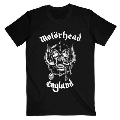 Motorhead England Band Logo 100% Cotton T-shirt Mens Womens Tees Top