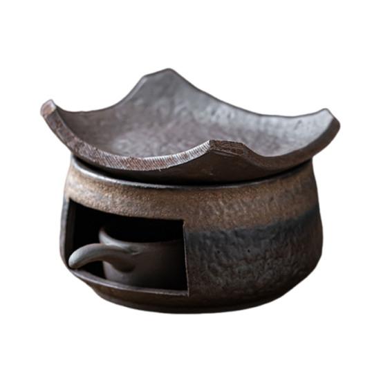 Ceramic Aromatherapy Candle Warmer Incense & Tea Pot Heater Diffuser Zen Atmosphere Decor for Home Meditation