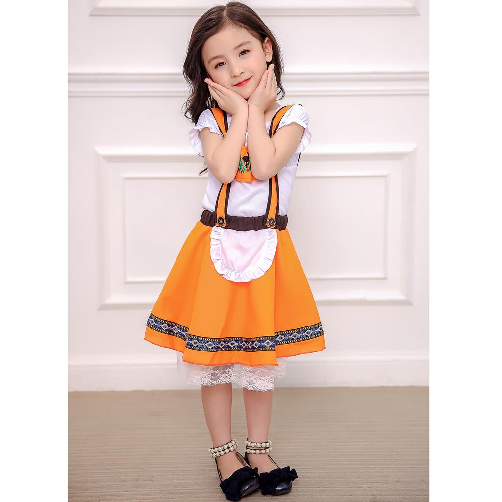 S-XL Halloween costumes men and women cosplay children's stage costumes Oktoberfest maid performance costumes