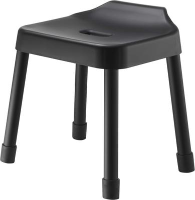 Yamazaki Hanging Bath Chair SH35 Black Approx. W34 X D32 X H39cm (Seat Height: Approx. 35cm) MIST Breathable and Quick-Drying 7310