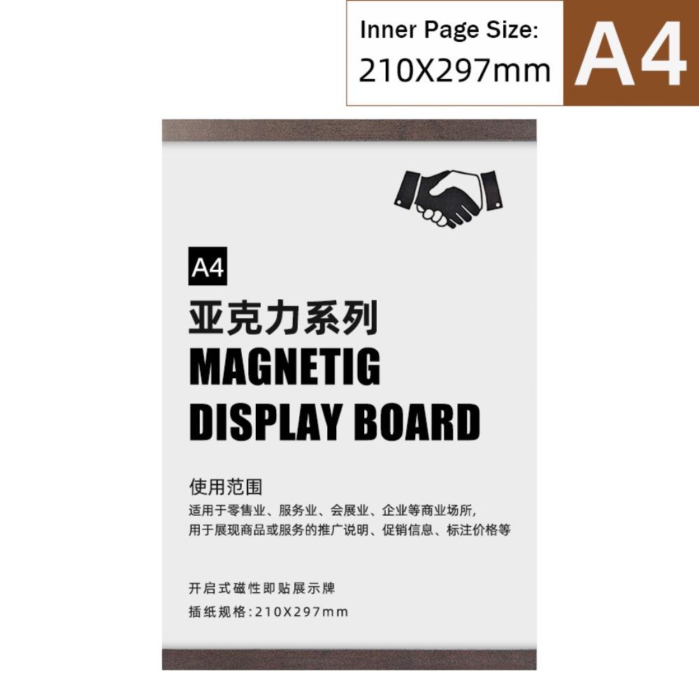 A3/A4/A5 Certificate Frame Magnetic Photo Frame Versatile Display Frame Business License