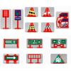 Roadmap Traffic Barrier Signs Educational Street Sign Cones Childern Traffic Sign Models  Play Game