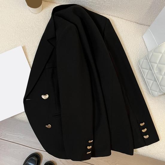 Completo Casual da Donna Giacca Blazer da Donna da Ufficio Moda Vestibilità Ampia Cappotto da Donna Abbigliamento Primavera Autunno