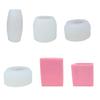 Striped Silicone Vase Molds Tealight Holder Molds for Candle Holder Tealight Cup Holder Plaster Decorations, Epoxy Resin