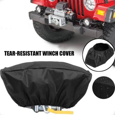 Kryt navijáku Vodotěsný a odolný proti prachu Ochranný kryt navijáku pro velké zatížení pro elektrický naviják 8500-17500 Lbs Univerzální autodoplňky