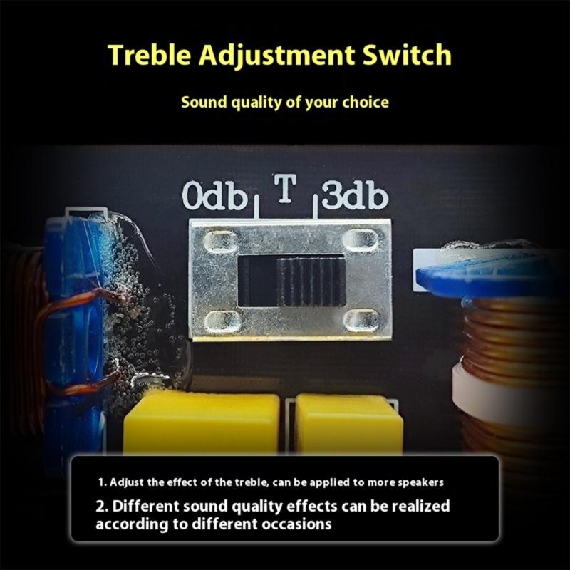 PA-315 Professional Passive Speaker Crossover 2750/2800Hz Switchable Metal Housing for 1 High and 2 Low Amplifiers