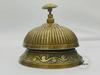 Embossed Brass Desk Bell - Vintage Style Reception Counter Bell