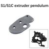 3D Printer Extruder Stailess Steel Sensory Metal Extruder Arm Replacement for S1/S1 Combo 3D Printer Accessories