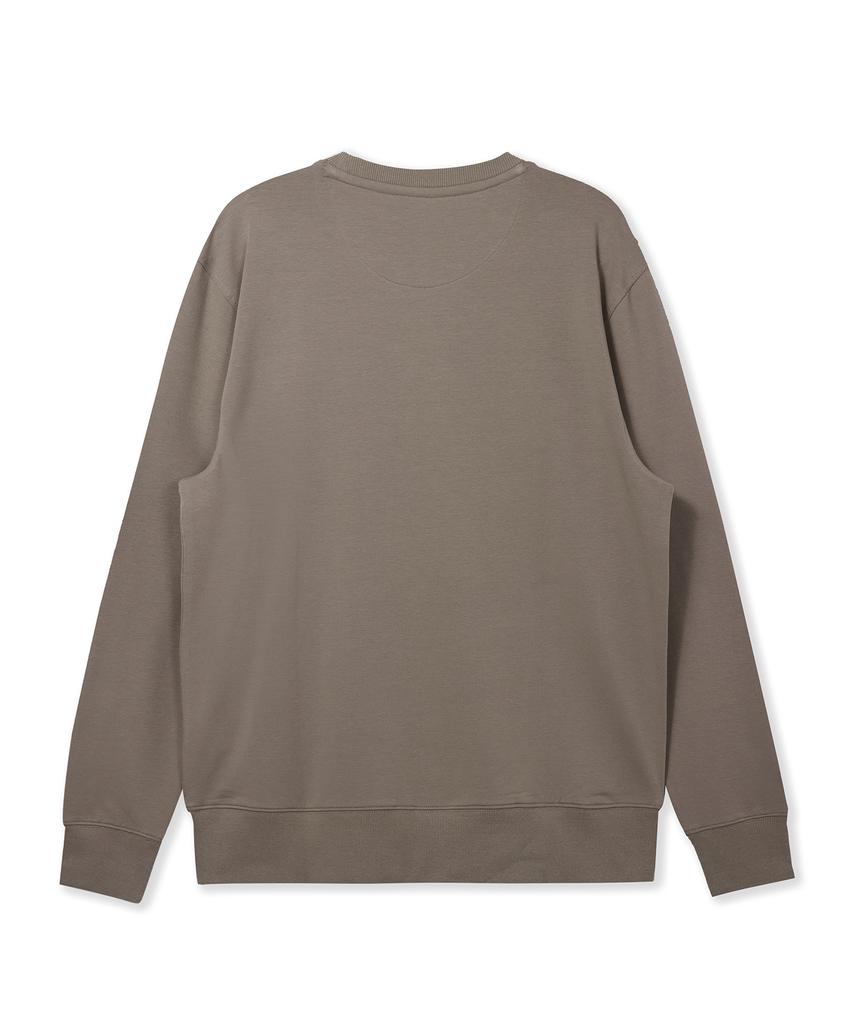 USPOLOASSN Cotton Sweatshirt_Mid Brown