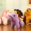 Cartoon Pony Pendant Mascot Doll Chinese Style Stuffed Animal Keyring Fluffy Backpack Pendant Zodiac Pony Figurine