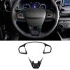 2pcs Steering Wheel Cover Trim Decor For Ford Bronco Sport -22 Carbon Fiber